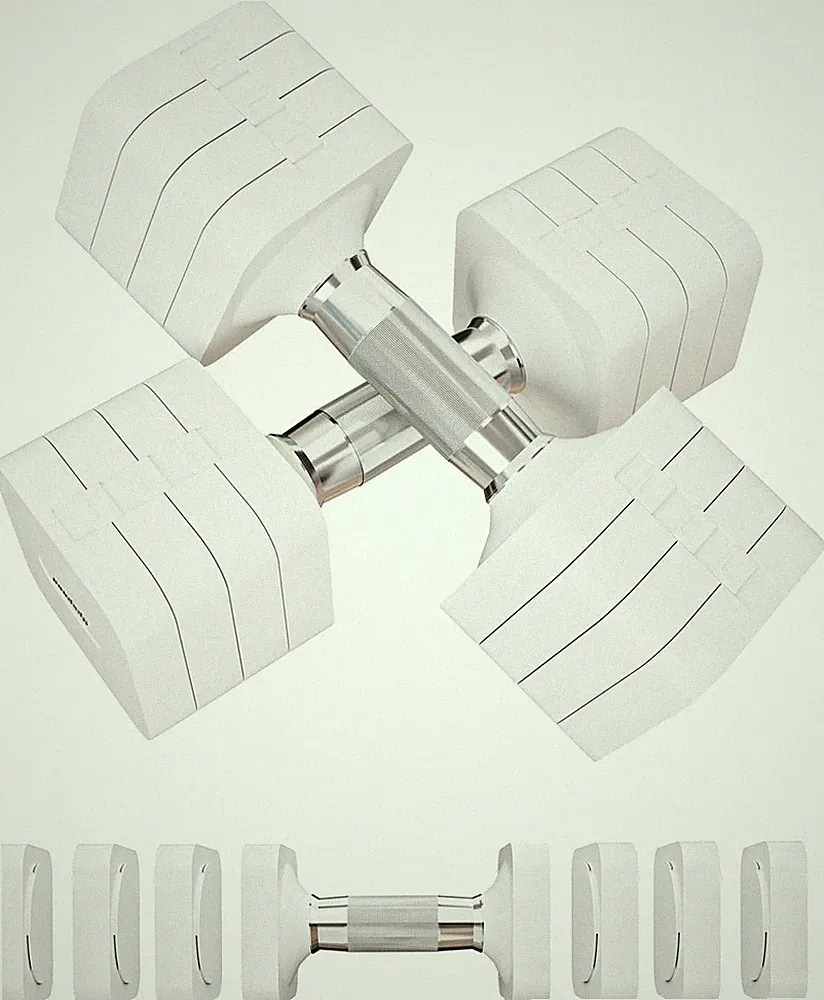 10 KG Hanteln Verstellbar 4 in 1 Kurzhanteln Set für Frauen Männer Home Gym