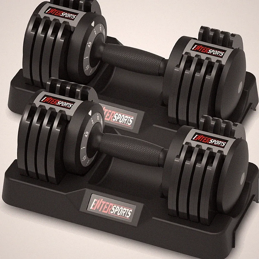 12kg/18kg/27kg Verstellbare Hanteln Einstellbare Platzsparende Hantel, Hantel...