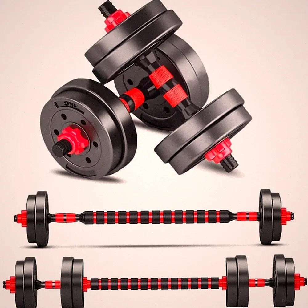 2 in 1 Kurzhantel Set - Verstellbare Fitness Hanteln, Ergonomisches Design