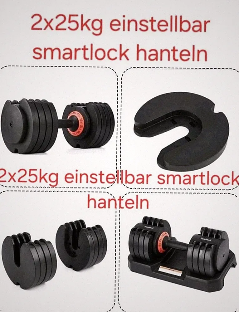 2x25 kg hantel