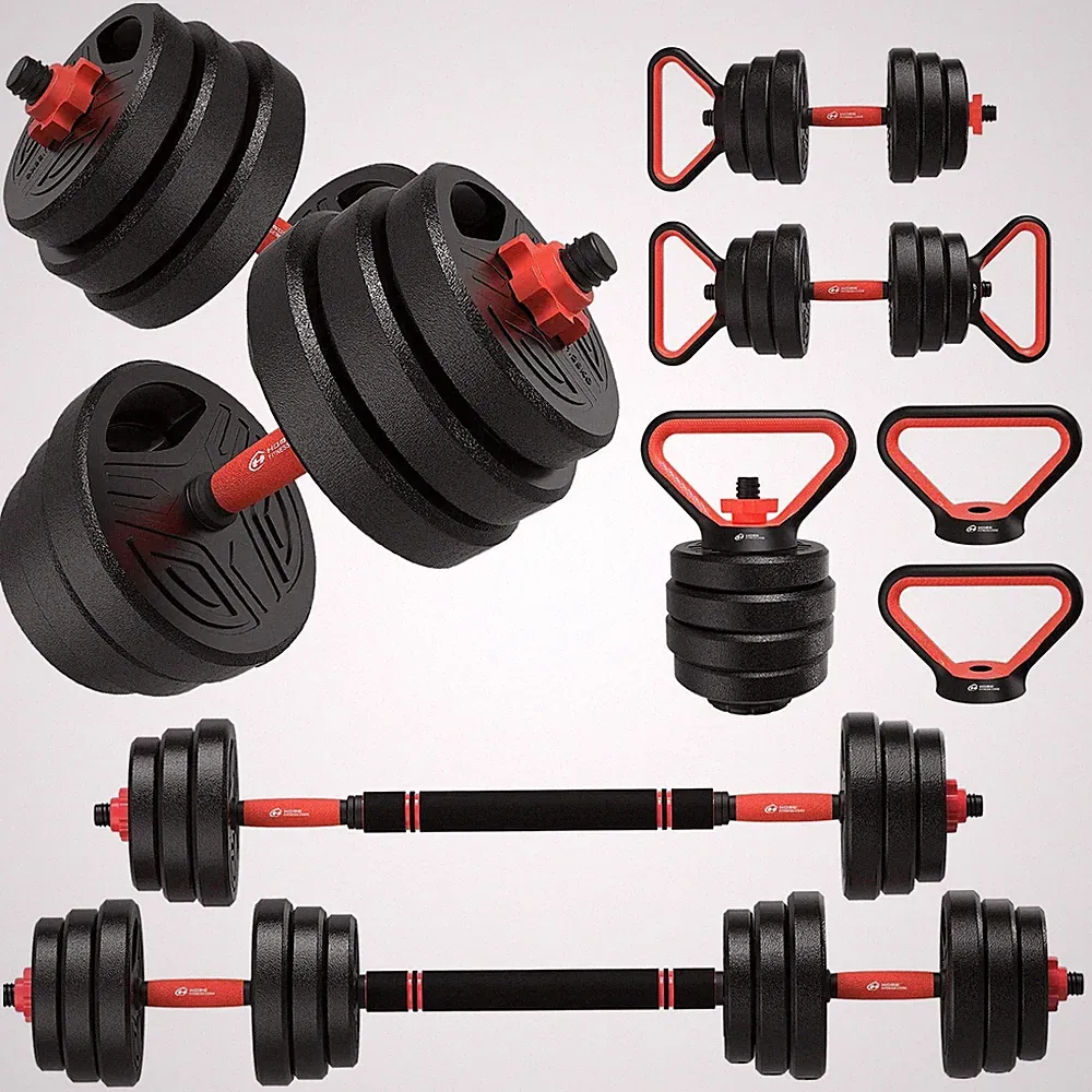 20 kg Hantel Langhantel Hantel Set Paar Handgewichte Gym Fitness Workout ✨✨