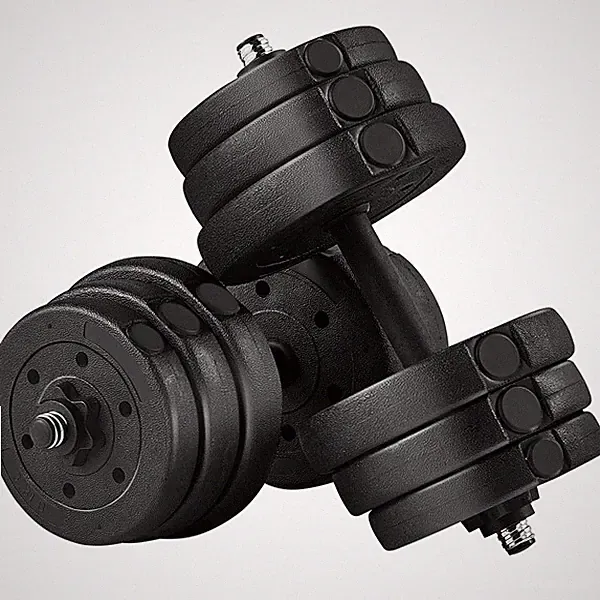 2er Hantelset Hanteln verstellbar 15/25kg Kurzhanteln für Krafttraining Hantel