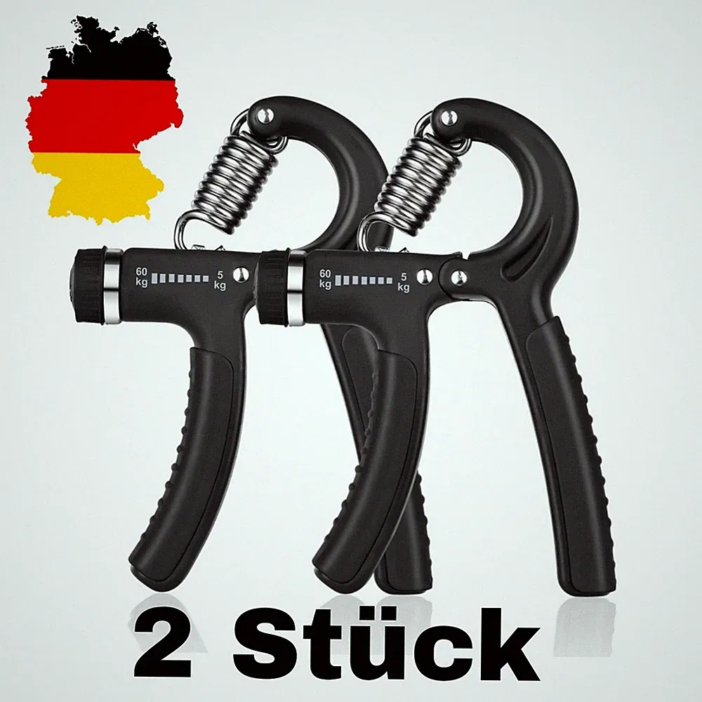 2x Fingerhantel Unterarmtrainer verstellbar 5-50KG Fingertrainer Hand Griffkraft