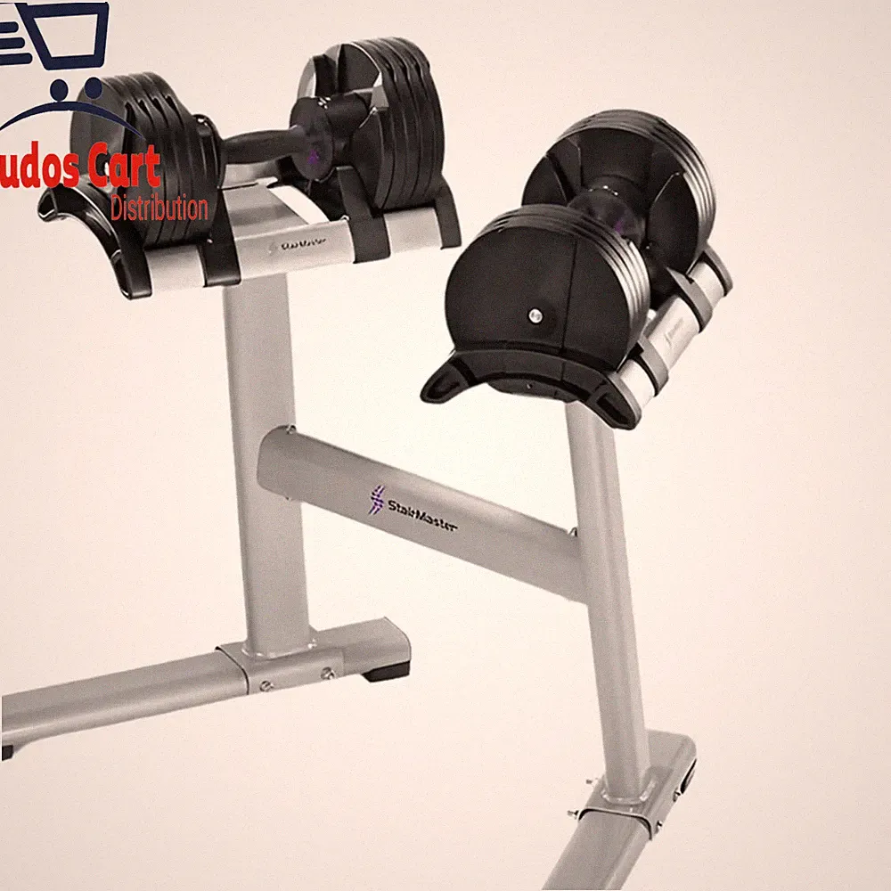 88 Pfund (40 kg) Twistlock verstellbares Hantelset mit Ständer