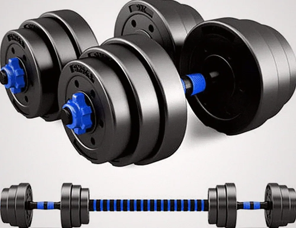 BCBIG Hanteln-Verstellbar-Set 10KG 2er Set Blau, Einstellbare Gewichte