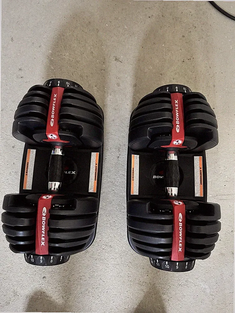 Bowflex 552 Verstellbare Hanteln, 24kg, 2 Stück, Home Fitnessstudio