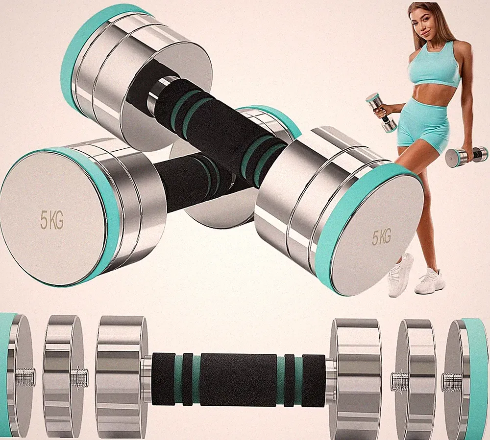 Dripex Hanteln Set Verstellbar 2er Set Stahl 2 5kg 5kg