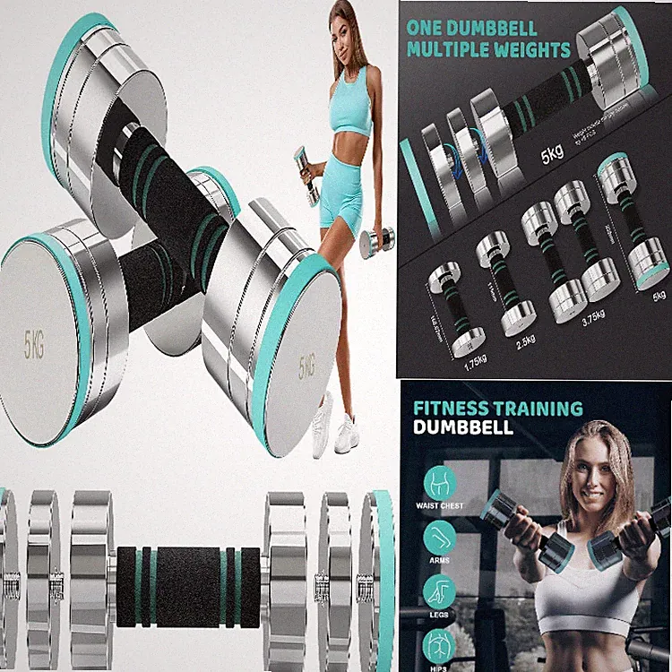 Dripex Hanteln Set Verstellbar 2er Set Stahl 25kg 30kg