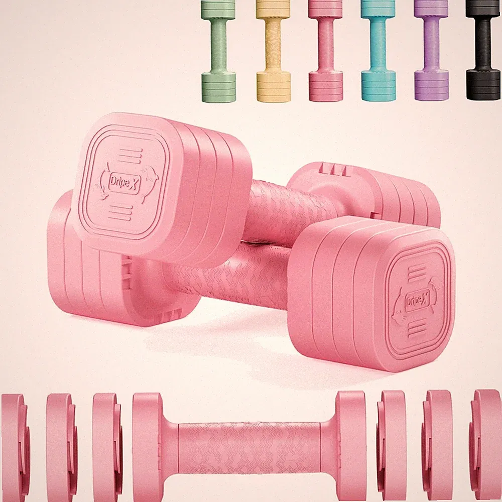 Dripex Hanteln Set Verstellbare Hanteln Krafttraining 6kg 10kg 15kg Sport