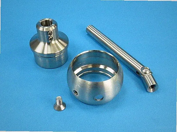 Edelstahl Rohrstütze Handlaufstütze Mit Gelenk Rohr 42,4mm Kugelring Verstellbar