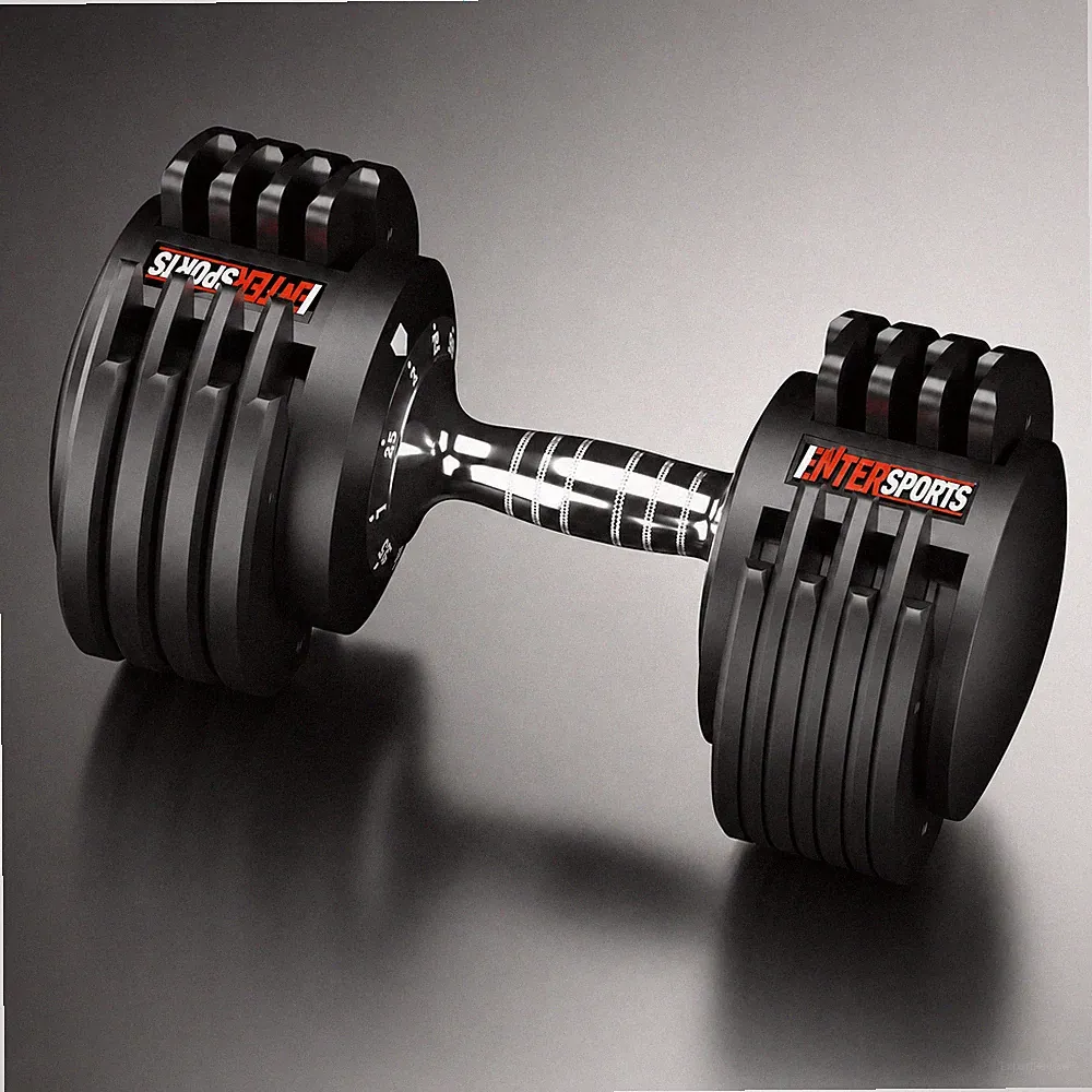 EnterSports Hantel 12kg verstellbar platzsparend Siliziumstahl NEU OVP