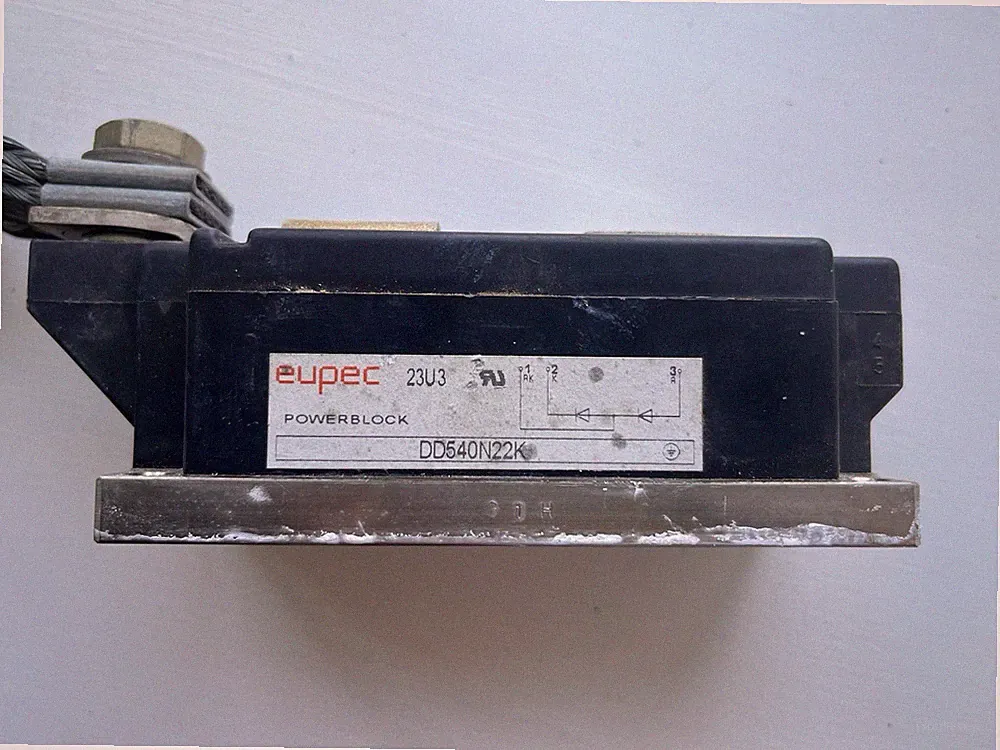 Eupec DD540N22K POWERBLOCK Thyristor/Diode Leistungsmodul gebraucht funktionstüchtig