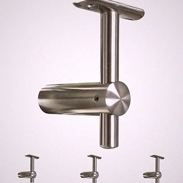 Handlaufträger Edelstahl Geländer Höhenverstellbar Wandabstand 50 Handlaufhalter