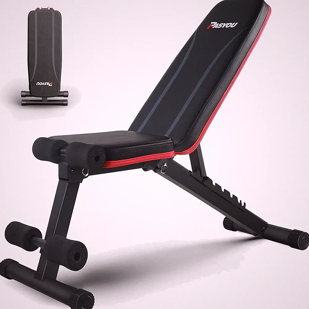 Hantelbank Klappbar Verstellbar Fitnessbank Schrägbank Krafttraining Sports Ü...