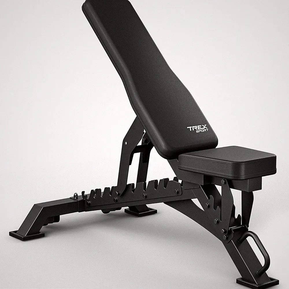 Hantelbank Trainingsbank Schrägbank Flachbank verstellbar TX-400B TREX SPORT