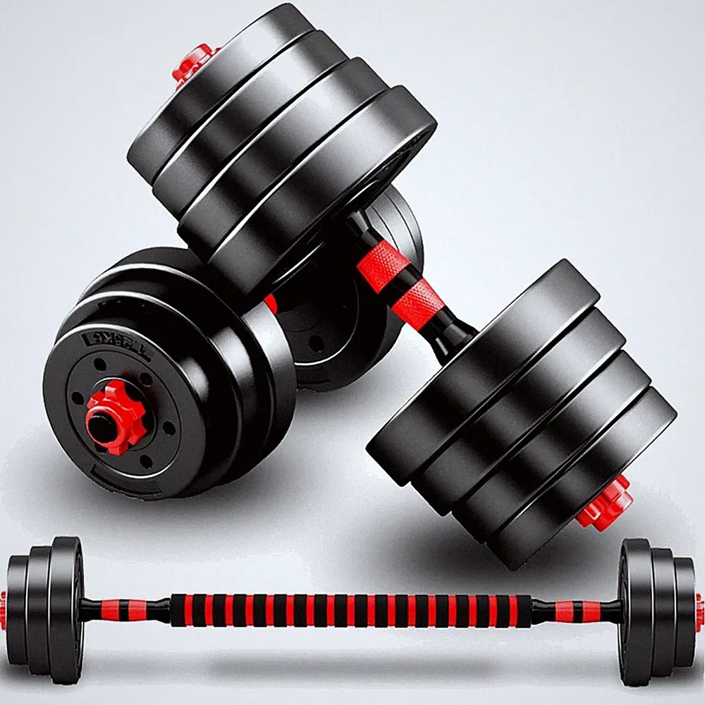 Hanteln Kurzhanteln Set verstellbar 10kg Fitness Krafttraining Langhantel