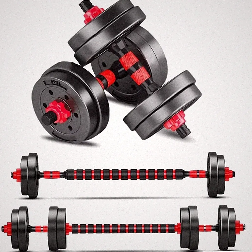 Hanteln Set Kurzhanteln verstellbar 15kg Fitness Hantelset Gummi Neopren
