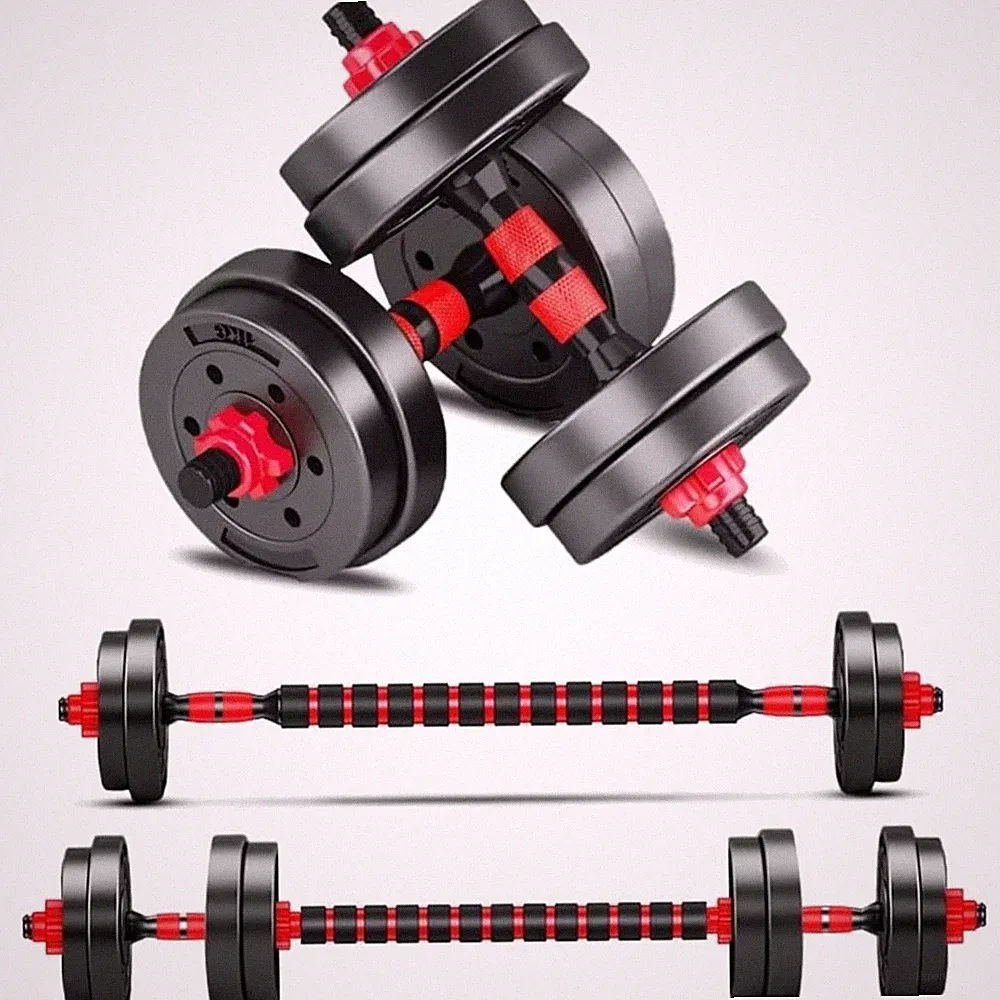 Hanteln Set Verstellbar 10/15KG Kurzhantel Gym Fitness Gewicht Hantelstangen