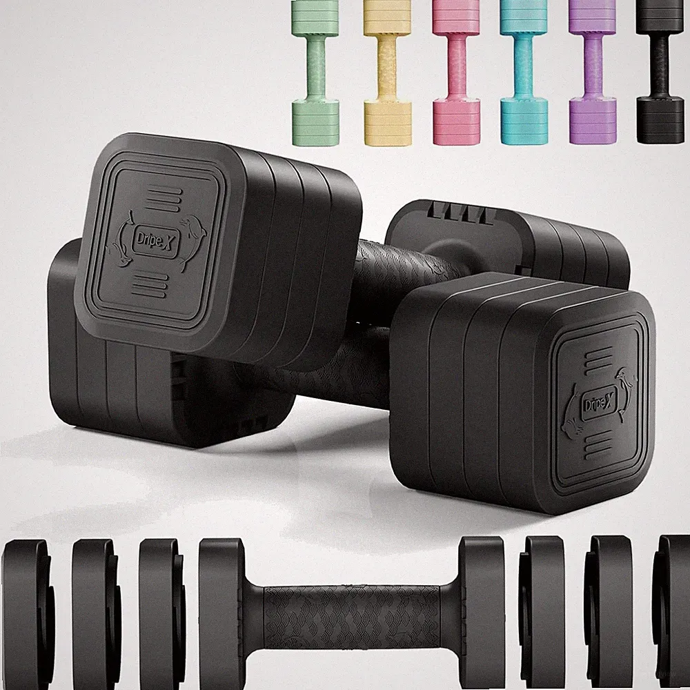 Hanteln Set verstellbar 2,5kg 5kg 7,5kg Kurzhantel Fitness Home Gym