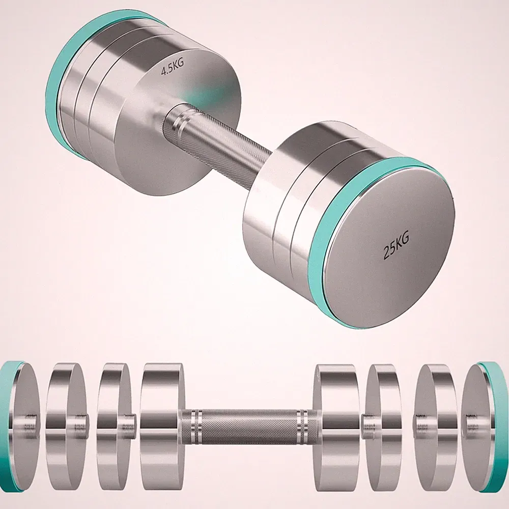 Hanteln Set, verstellbar, Stahl, 25kg, Kurzhanteln, Krafttraining, Zuhause