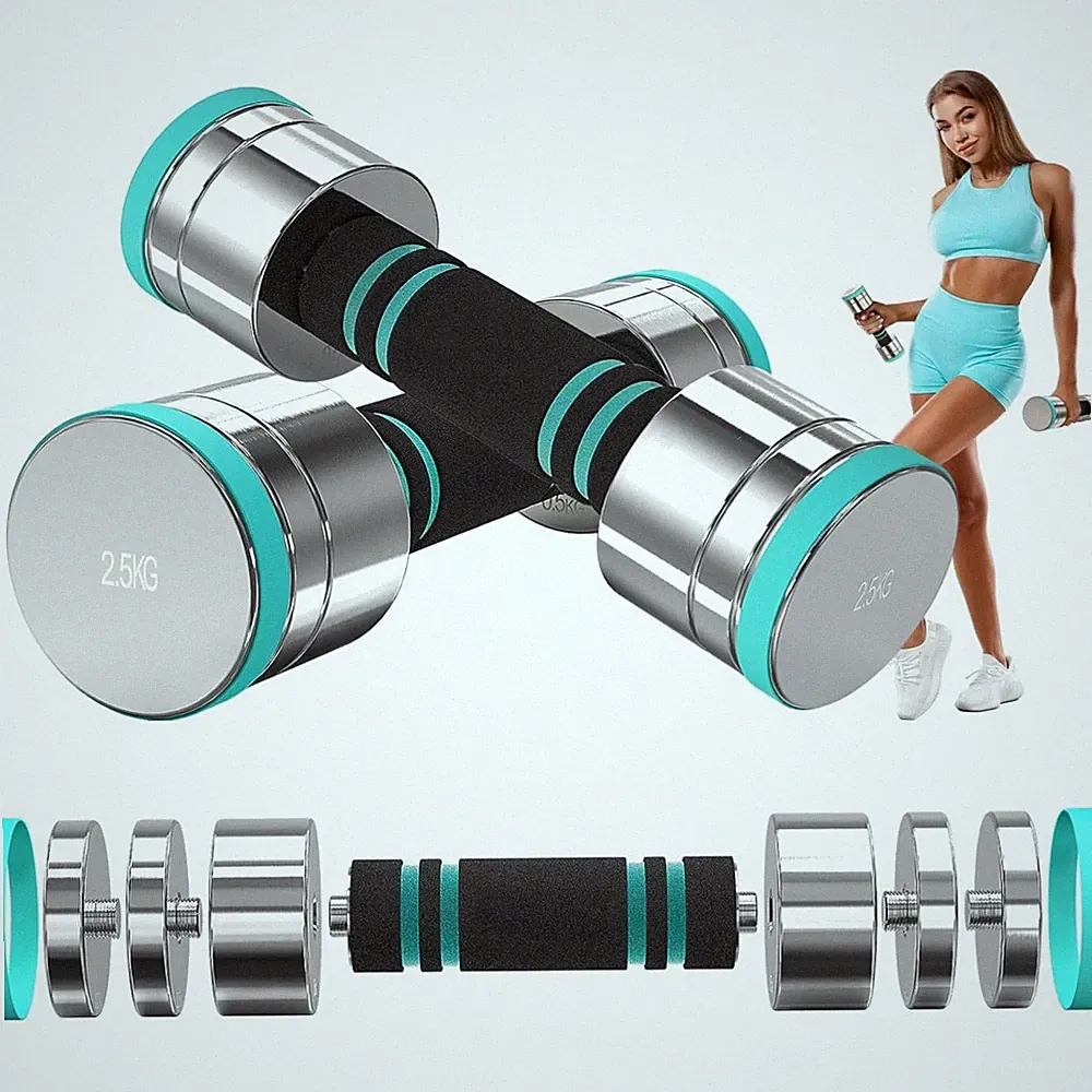 Hanteln Set, verstellbare Kurzhanteln, Stahl, Gewichte 2,5kg bis 30kg, Fitness