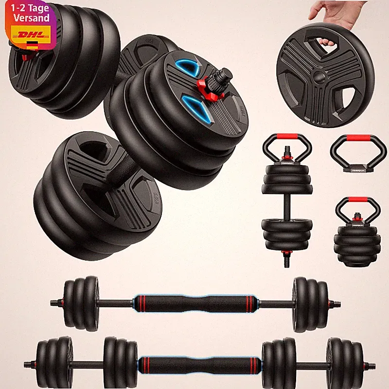 Hanteln Verstellbar 10kg-40kg 2er Set 5-in-1 für Ganzkörpertraining