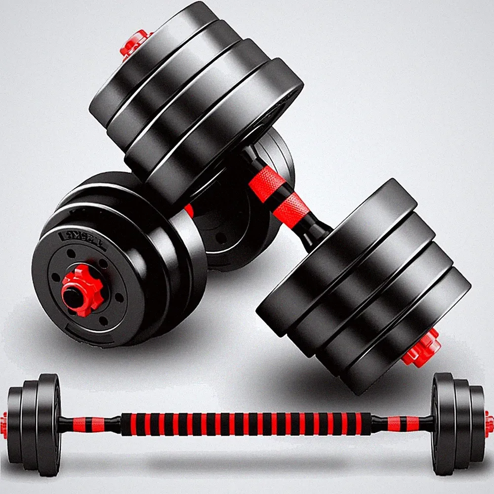Hanteln Verstellbar Set Kurzhanteln Gewichte Fitness 10kg 15kg Hantel Zubehör