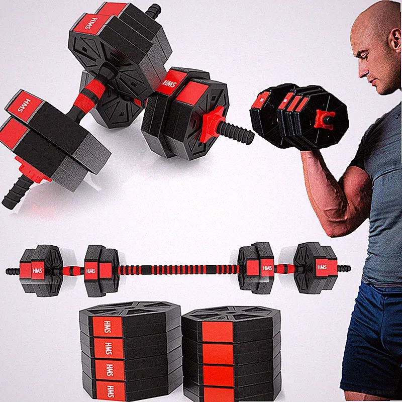 Hantelset 2er Kurzhantel Langhantel Hantel Dumbbell Gewichte verstellbar 15 kg