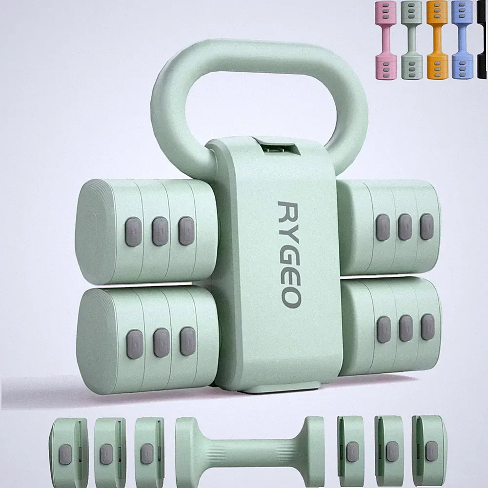 Hantelset Kettlebell Gewichte verstellbar Frauen Fitness Muskeltraining