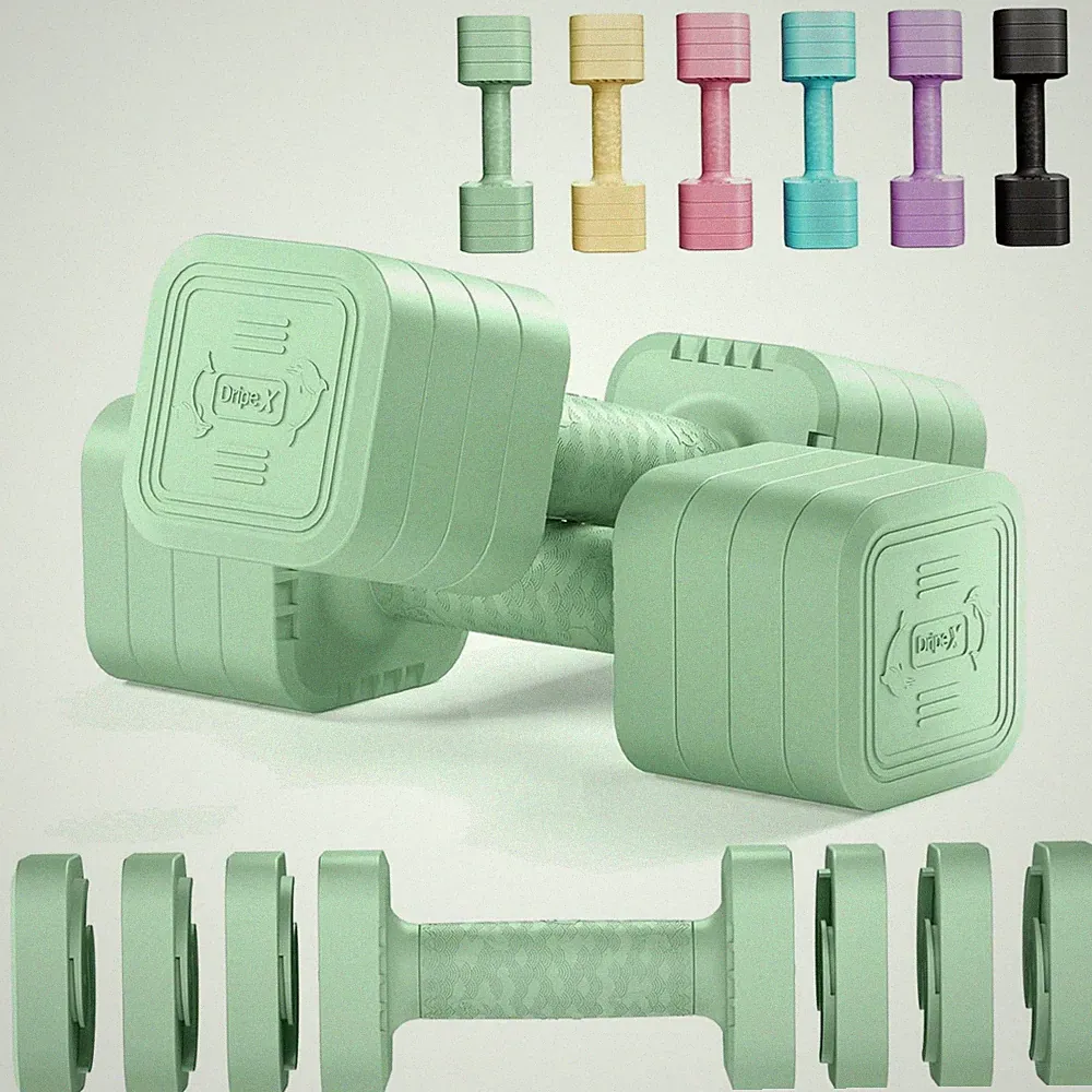 Hantelset verstellbar 2,5kg 5kg 7,5kg Kurzhanteln Fitness Zubehör