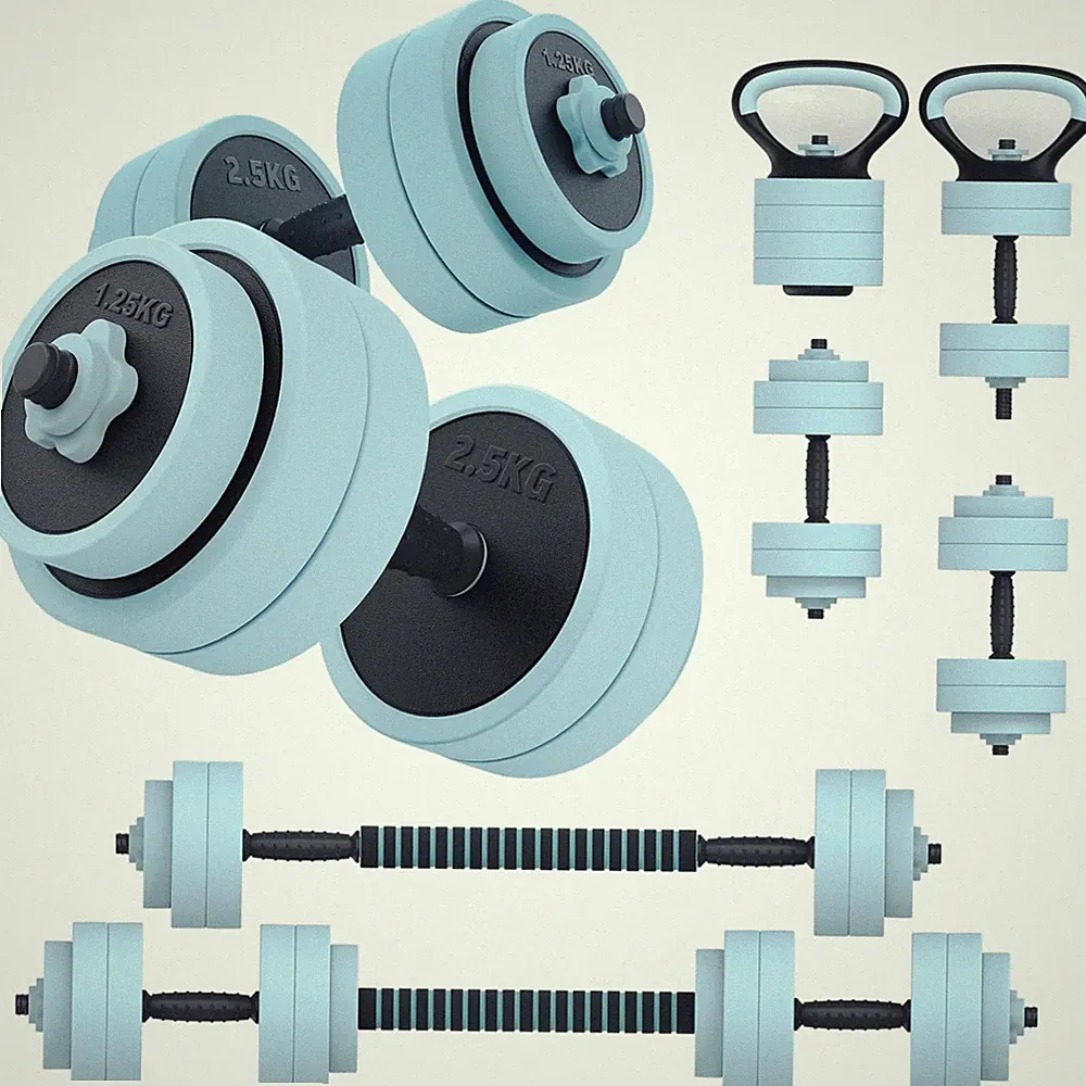 Kraftvolles 20kg Hantelset: 4-in-1 Design für sicheres und effektives Training
