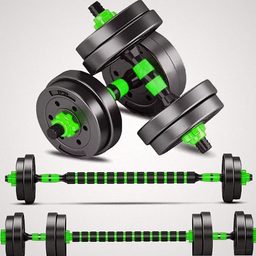 Kurzhantel Set 2x10/15kg verstellbar Handgewichte Fitness Hantelstange