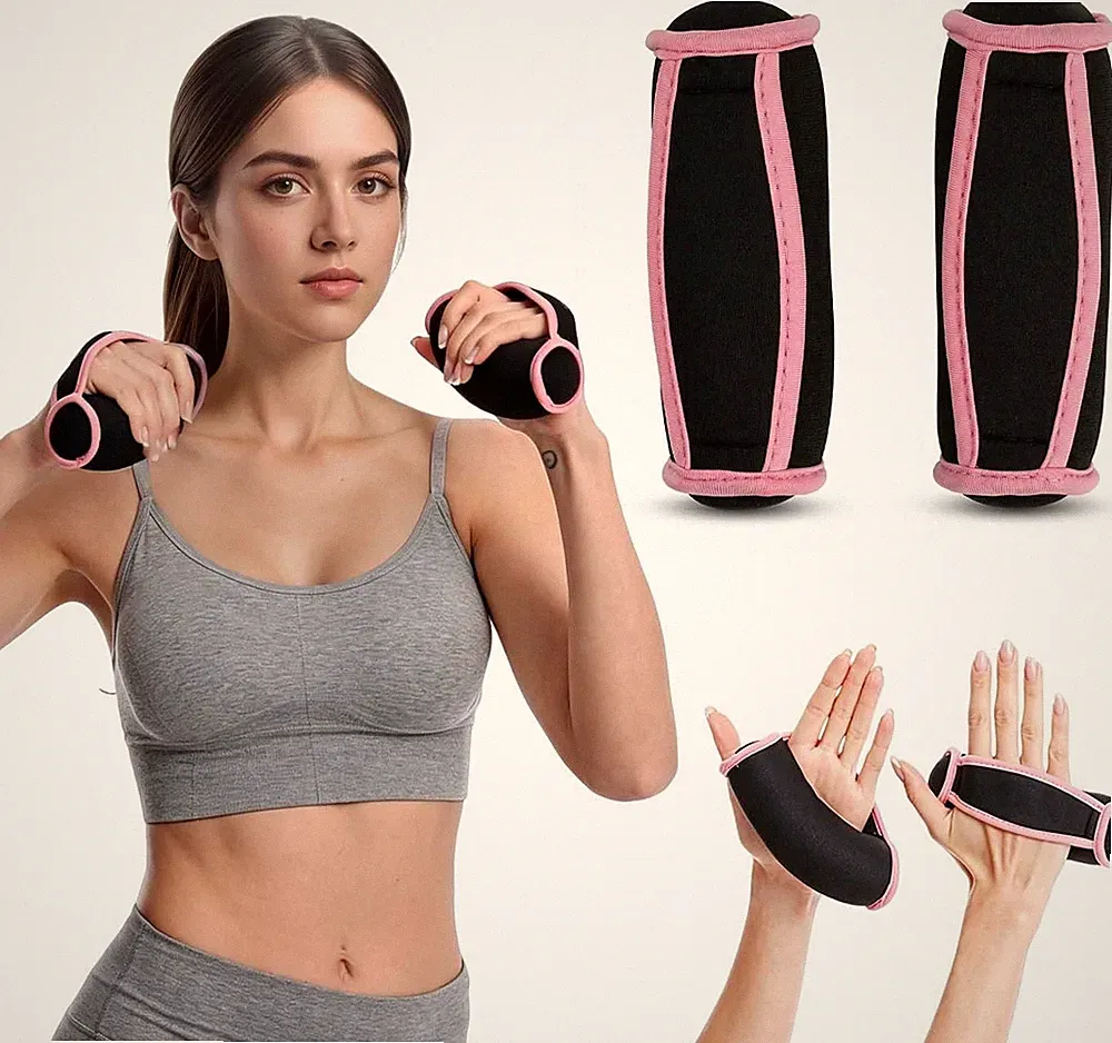 Kurzhanteln Stoff 0.5kg Ergonomisch Laufhanteln Frauen Joggen Anti-Rutsch