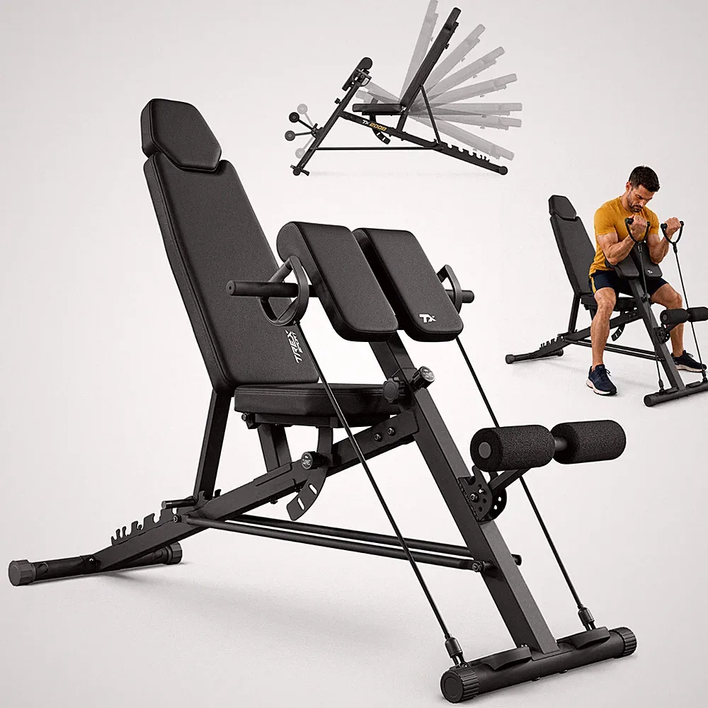 Multifunktions Hantelbank Curlpult Trainingsbank verstellbar TX-200B TREX SPORT