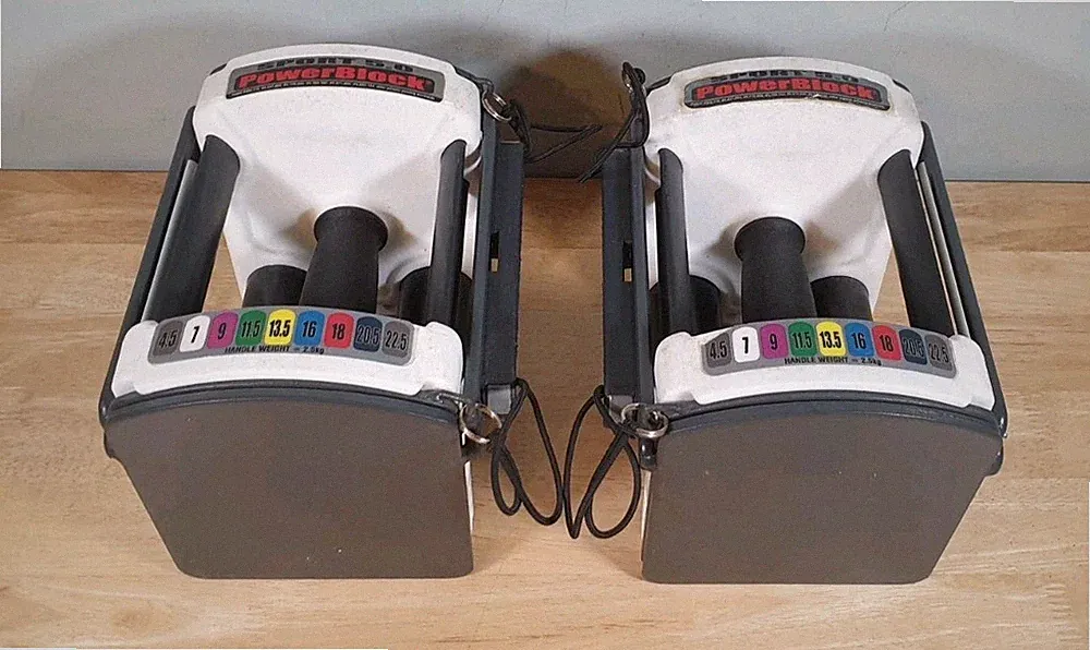 Powerblock Sport 50 verstellbare Hanteln Griffe + 2 Stufen