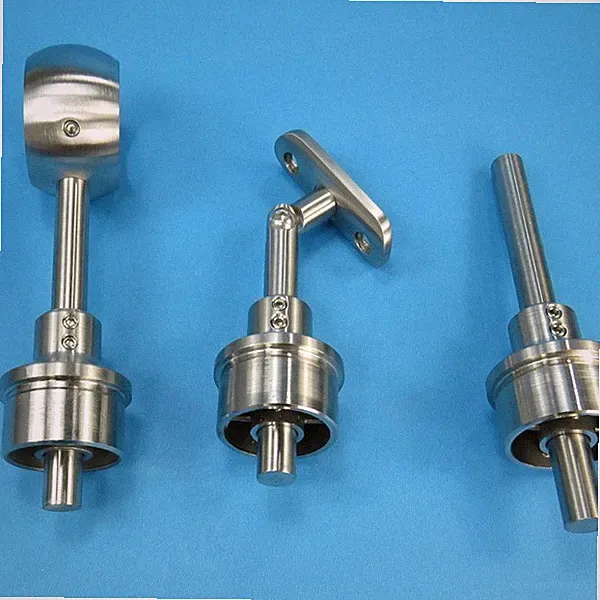 Rohrstütze Pfosten für Ø 42,4 x 2 mm Höhenverstellbar Edelstahl Handlauf Halter