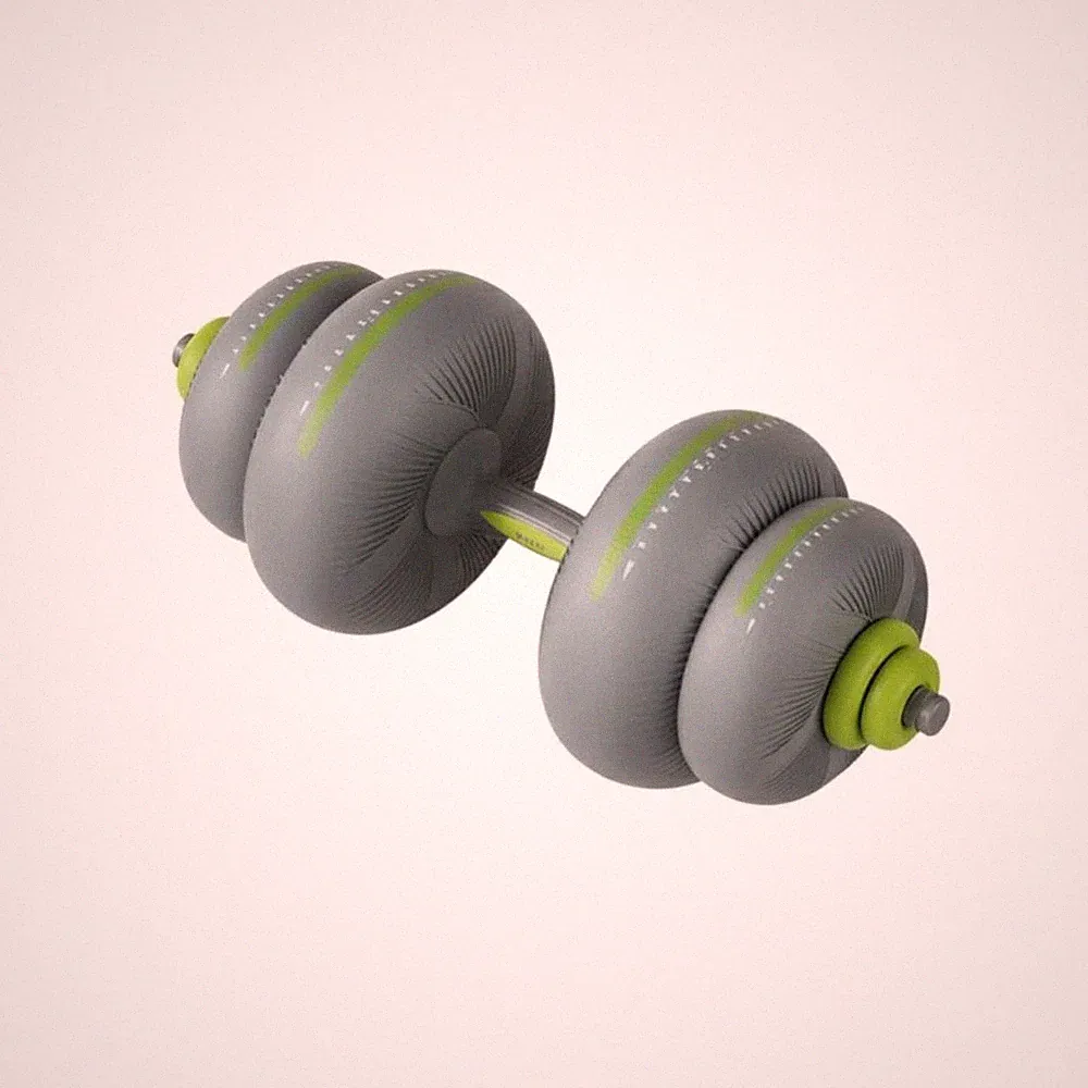 Soft Verstellbare Hantel, Multifunktionales Barbell-Set, Heimkrafttraining