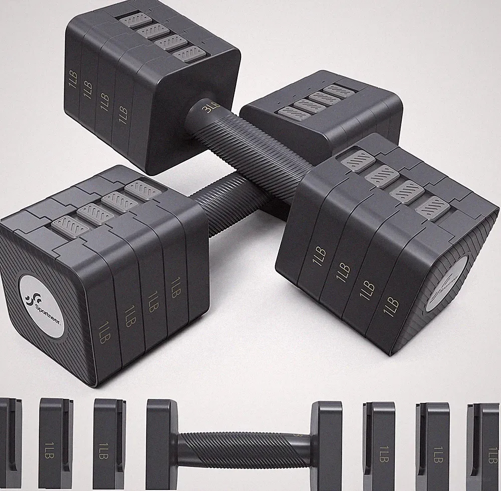 Sportneer Verstellbare Hanteln 5 kg 5-in-1 Gewichtsverstellung Heim