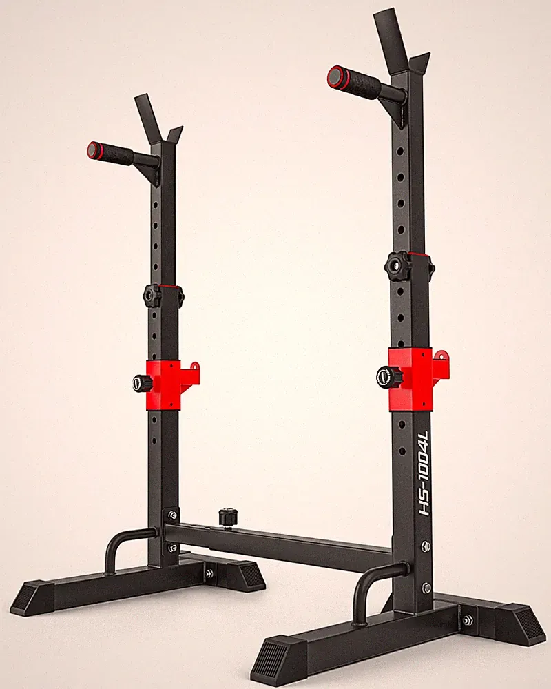 Squat Rack Hantelständer Langhantelständer Kniebeugenständer bis 250 kg Stahl