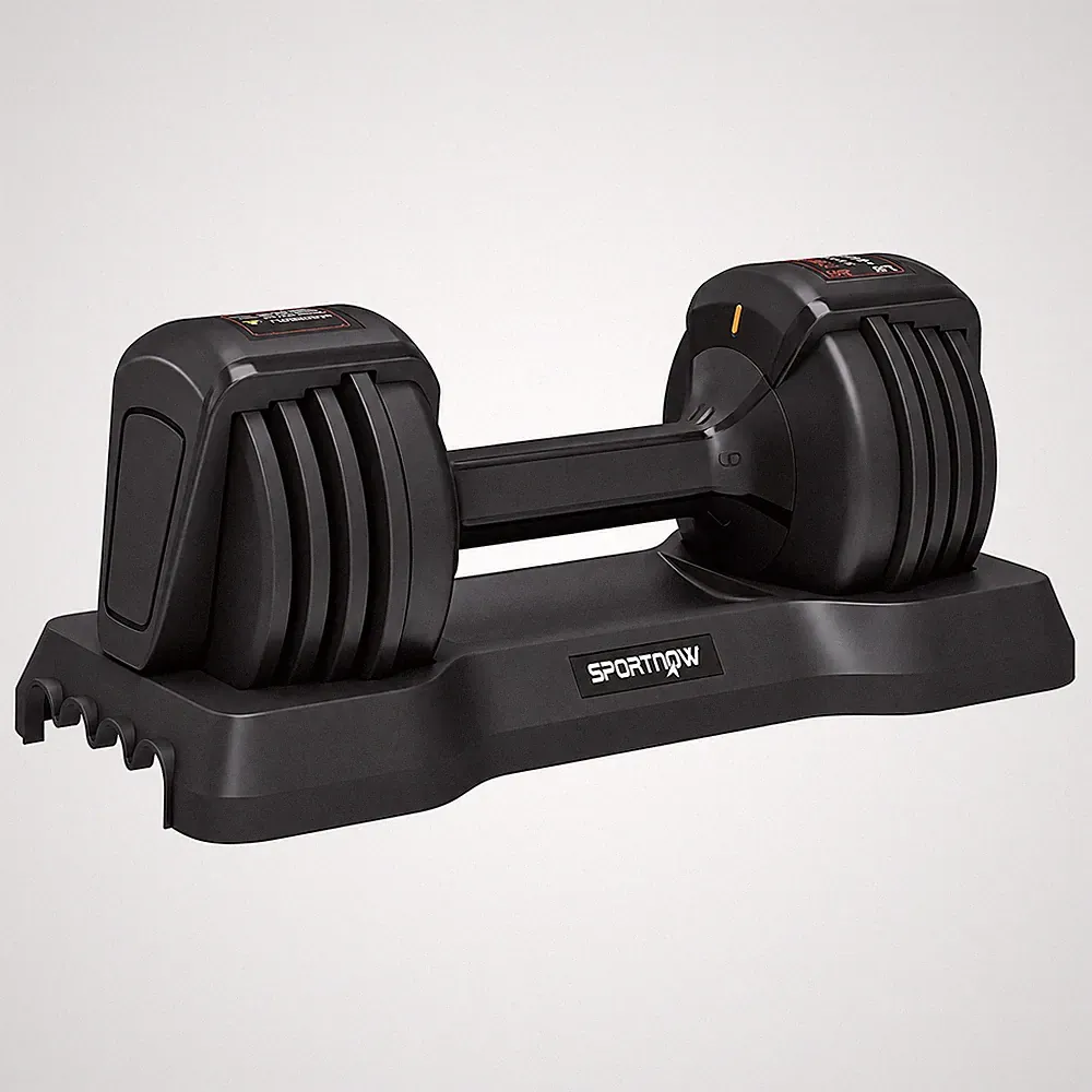 Verstellbare Hantel Set, 11 kg Hanteln mit Schnelleinstellung Ablagefach