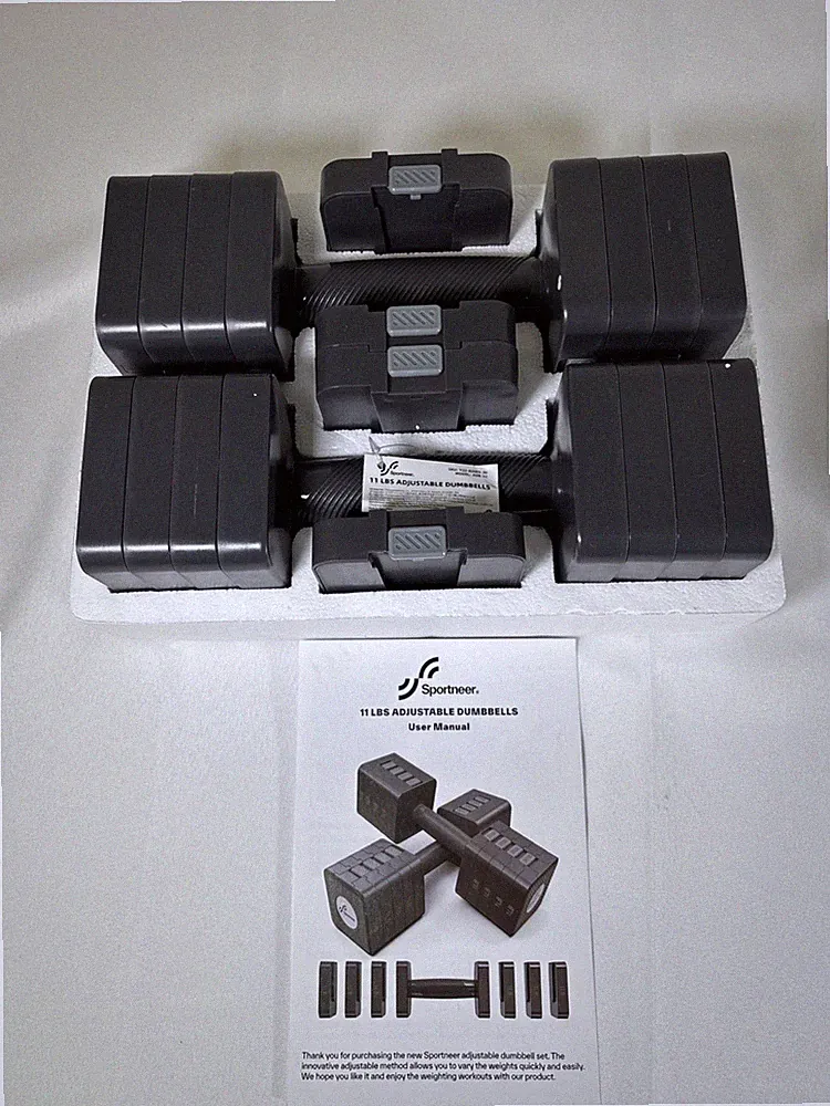 Verstellbare Hantel Set 2x 5 Kg Von Sportneer