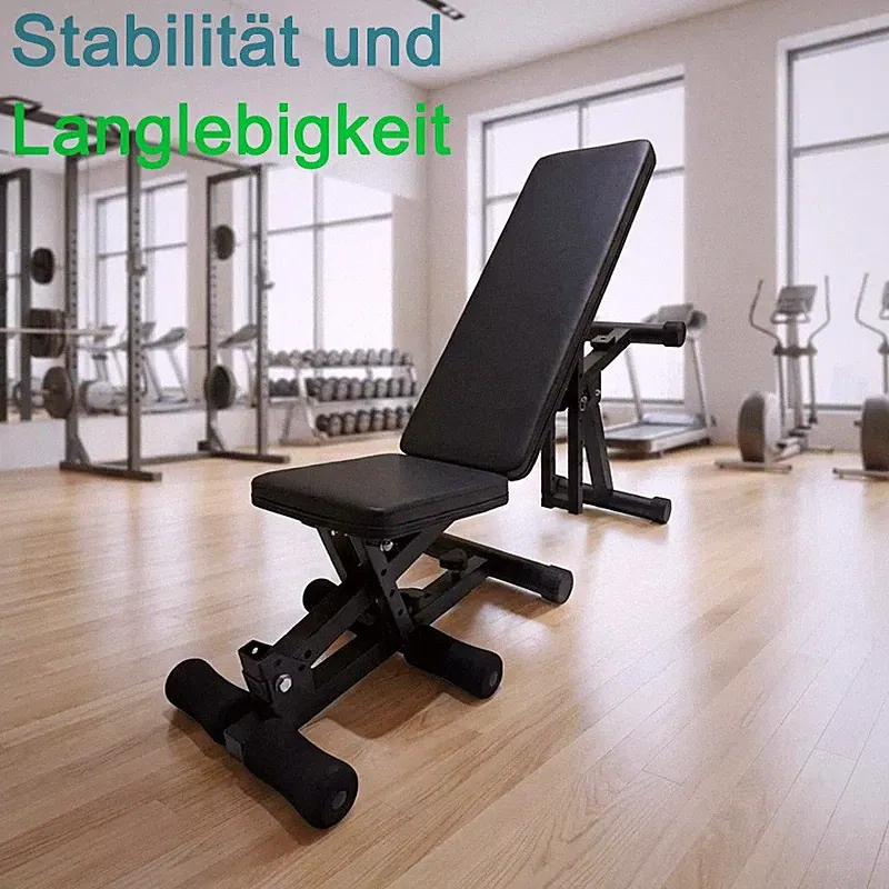 Verstellbare Hantelbank (7 Neigungen) – Kraftgerät für zu Hause & Fitnessstudio