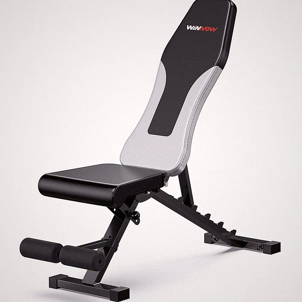 Verstellbare Hantelbank Faltbar Flachbank Fitness Training Gym Ganzkörper Sit Up