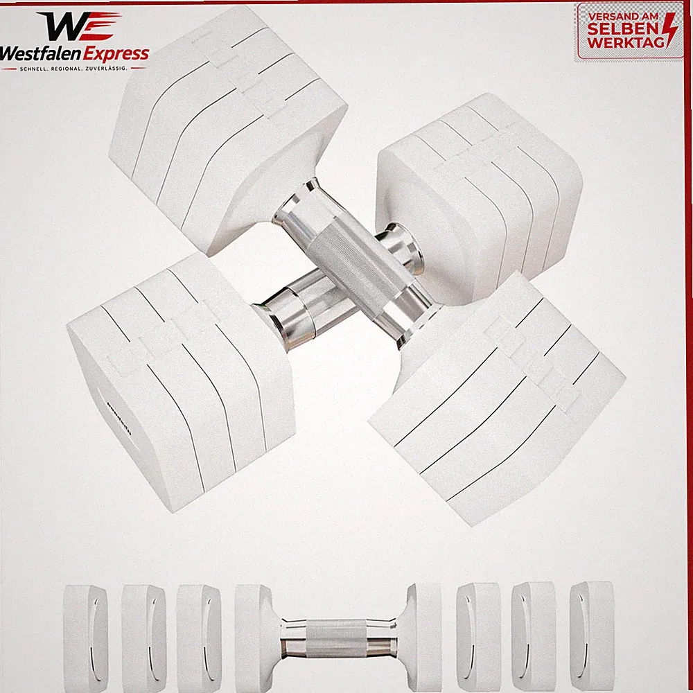 Verstellbare Hanteln 10 kg 4 in 1 Hantelset für Home Gym Krafttraining Workout