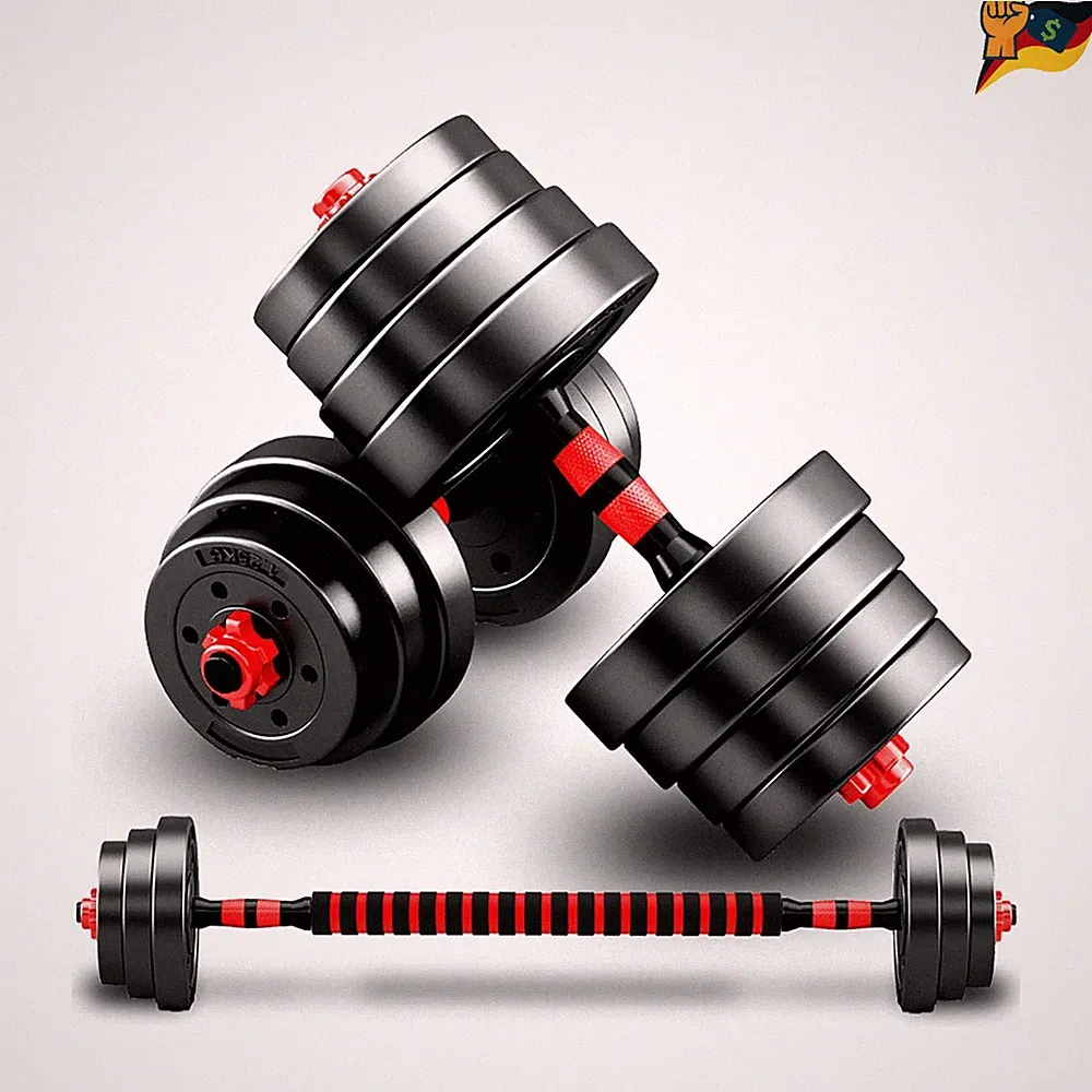 Verstellbare Hanteln 10kg 12,7x5,1cm Krafttraining Set Fitness Zubehör Home Gym