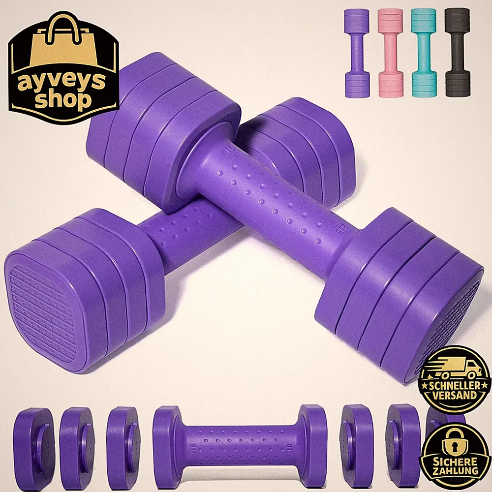 Verstellbare Hanteln 4 in 1 4,54 kg Hantelset für Home Gym Krafttraining Workout