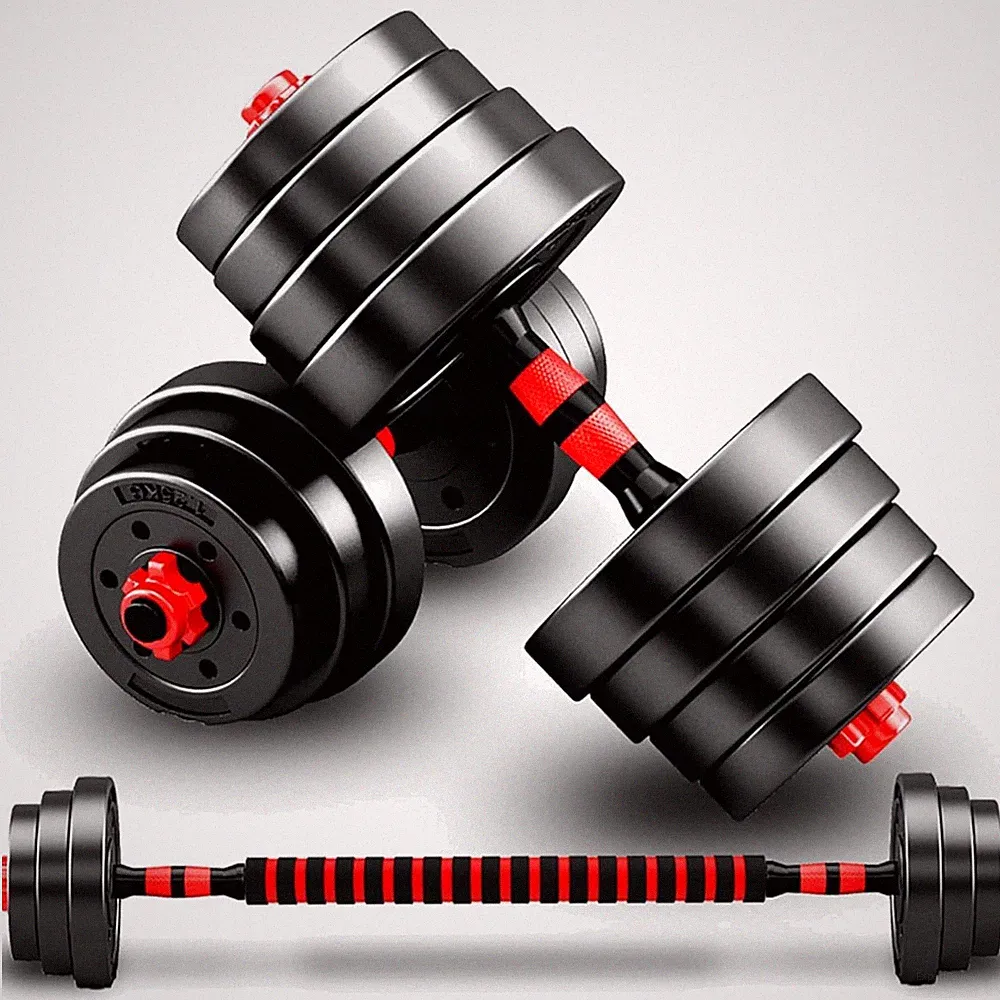 Verstellbare Hanteln Kurzhantel Set Fitness Gewichte 10kg Trainingsgerät