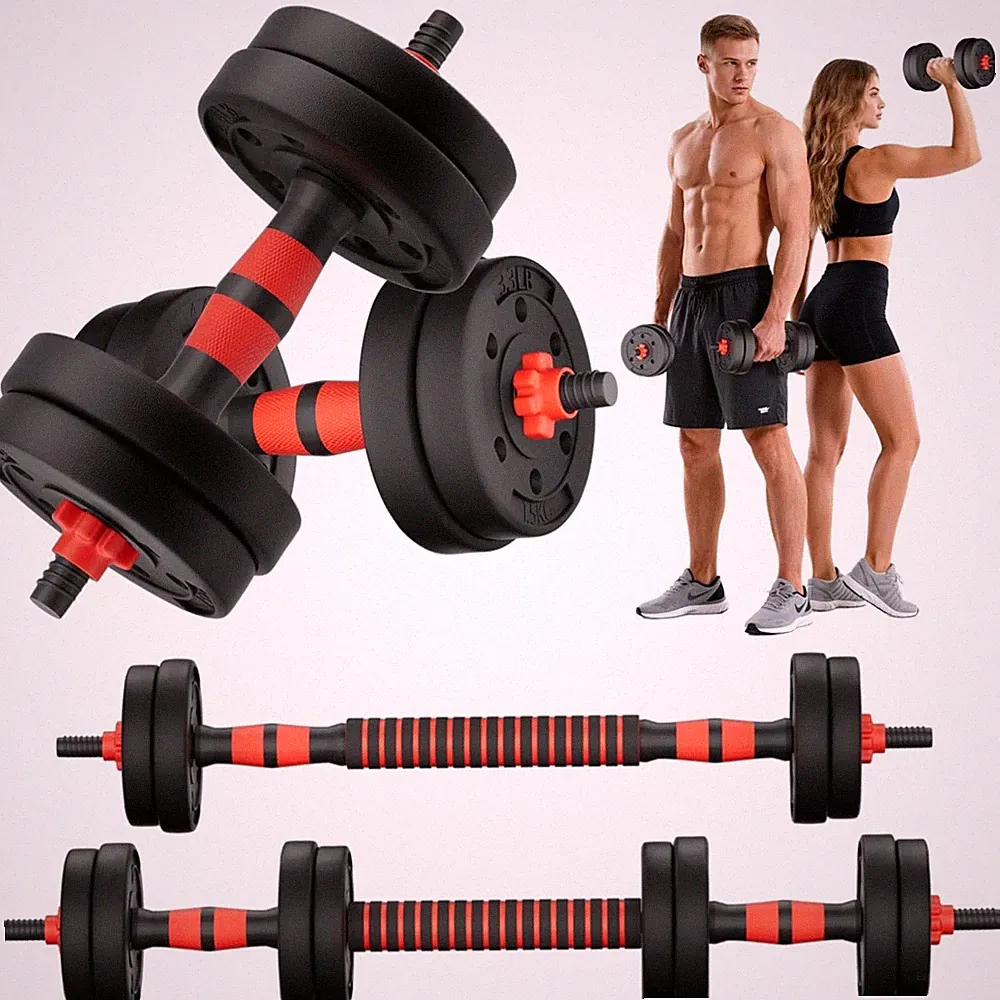 verstellbare Hanteln, Kurzhanteln, Fitness Set, Krafttraining, Langhantel, 10kg