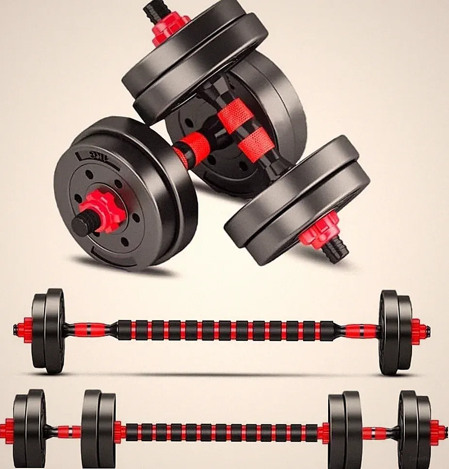 Verstellbare Hanteln Set 10kg 15kg Fitness Handgewichte Sport Muskeltraining