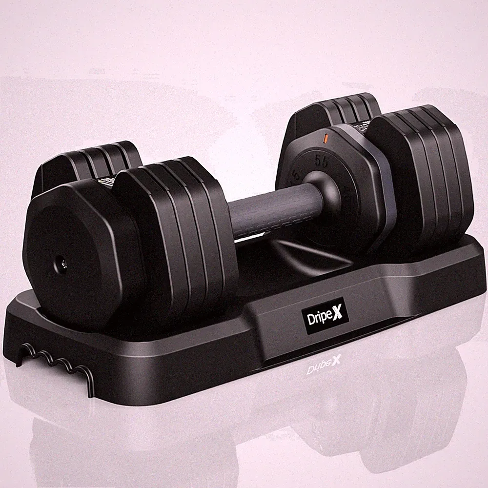 Verstellbare Hanteln Set, 2-41kg, Eisen, Anti-Rutsch, Dripex, Home Fitness